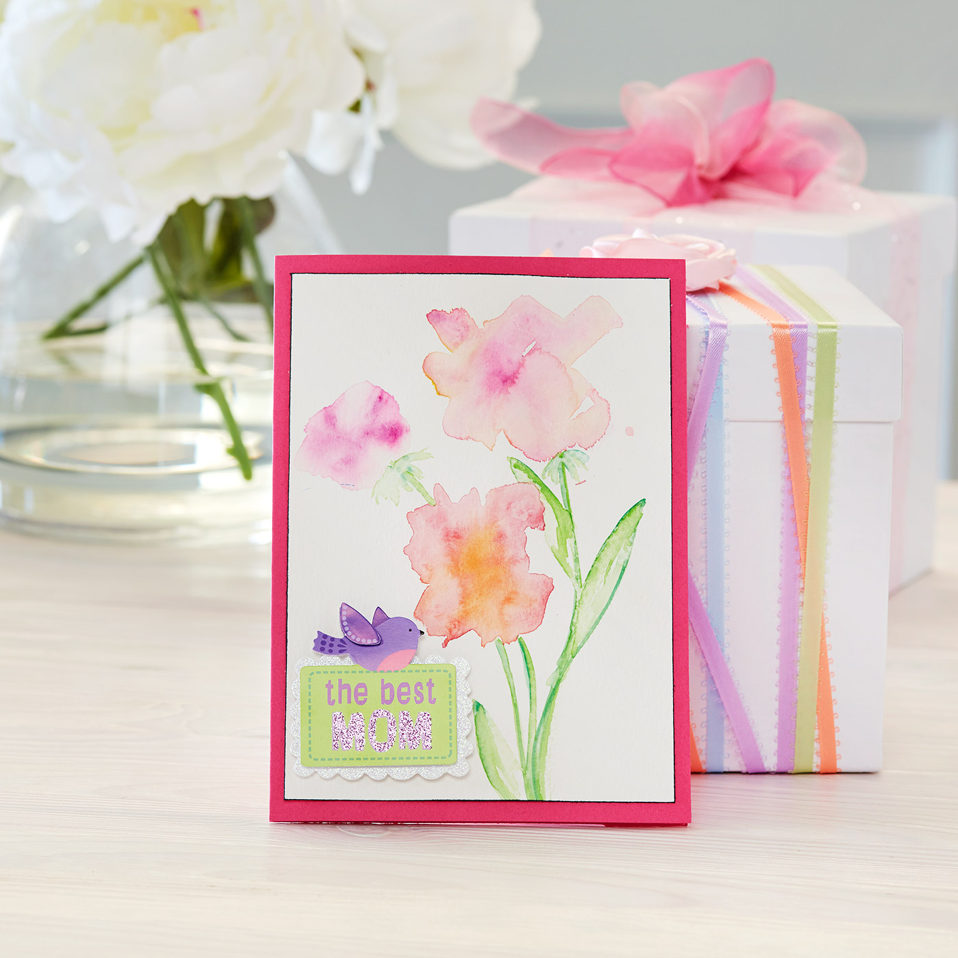 Mother S Day Watercolor Fl Card